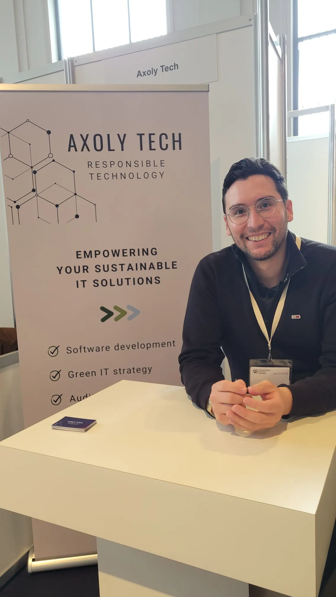 Stand au Green Tech Forum Brussels 2024